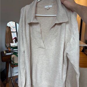 H&M Light Tan Knit Top